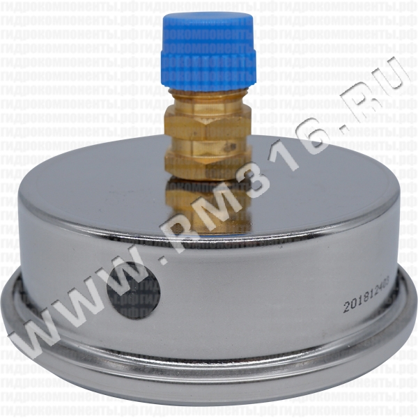 МАНОМЕТР ГИДРАВЛИЧЕСКИЙ 100 ММ, 0 - 400 БАР / 0-6000 PSI, ОСЕВОЕ (ПО ...